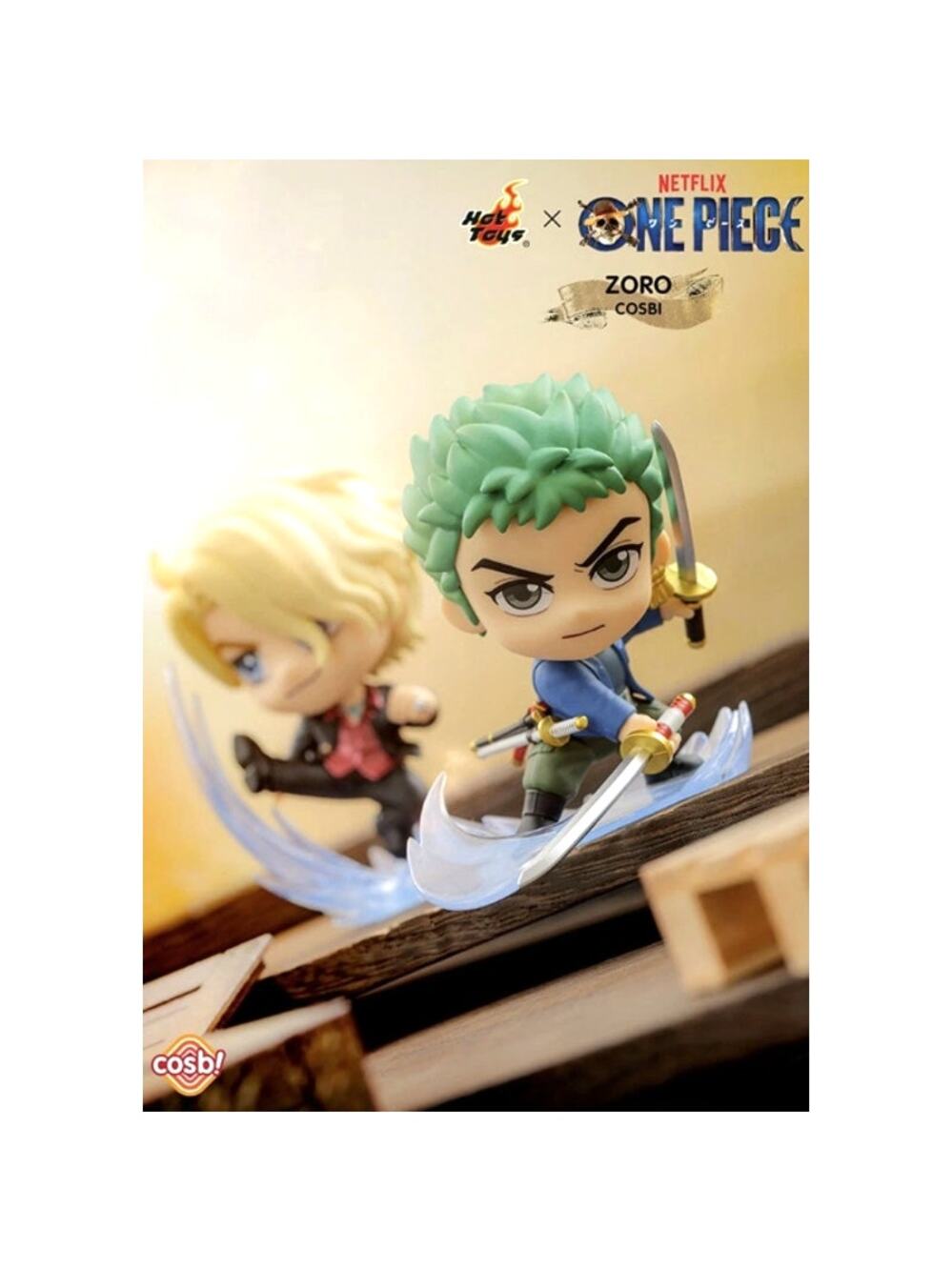 One Piece x Netflix x Cosbi Collectible Figurine Series, Authentic - Zoro, NEW